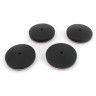 Inakustik Premium Pic Plate black Set 4