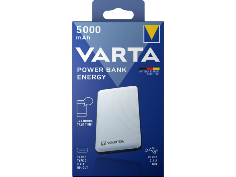 Varta Power Bank 5000 mAh (57975) Varta Power Bank 5000 mAh (57975)