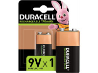 Аккумулятор Duracell 9V (6HR61) NiMh 170mAh 1шт 056008